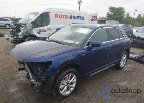 2025 Audi Q3 Premium 45 Tfsi S Line Quattro Tiptronic from USA, damaged, VIN WA1EECF31S1009307